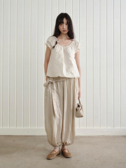 Dorydory Drapey Loose Drawstring Lantern Women&