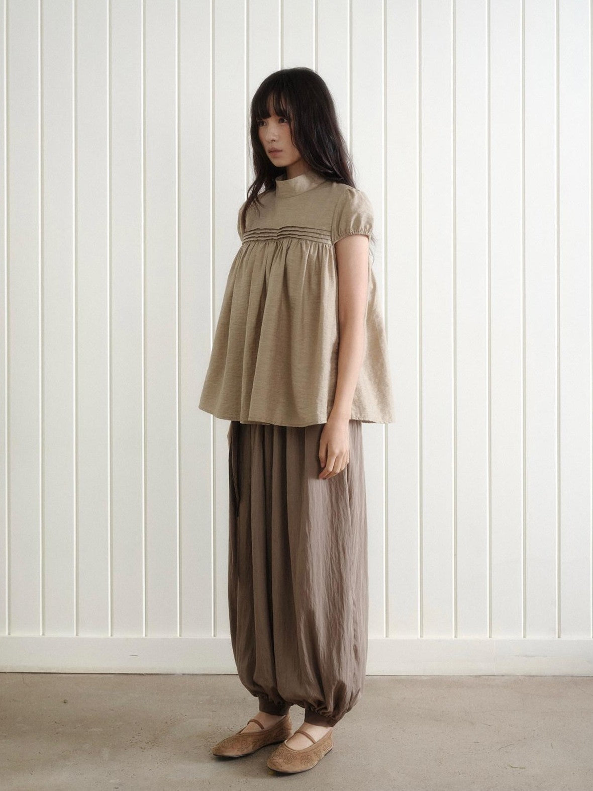 Dorydory Drapey Loose Drawstring Lantern Women&