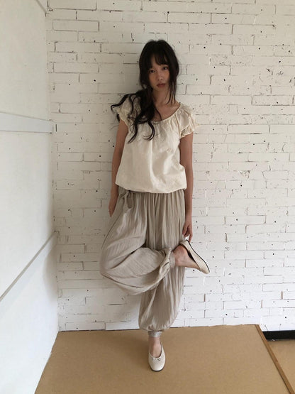 Dorydory Drapey Loose Drawstring Lantern Women&