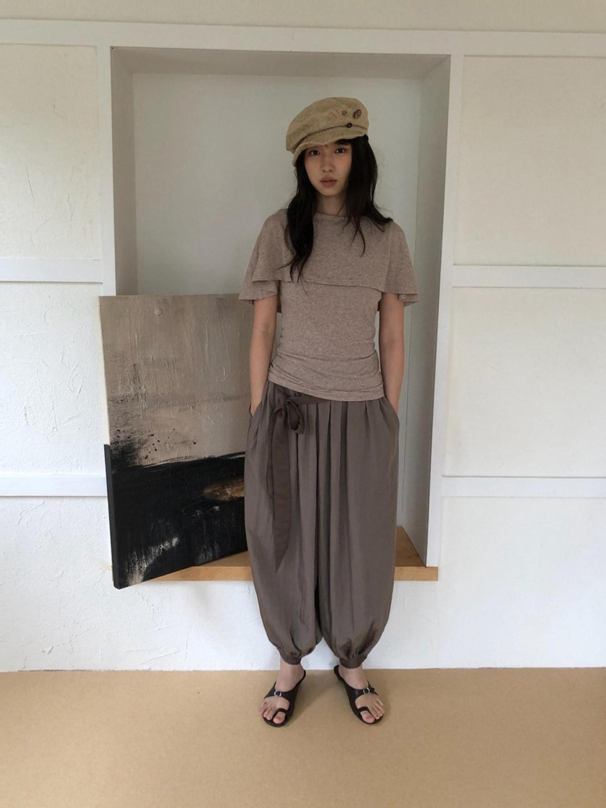 Dorydory Drapey Loose Drawstring Lantern Women&