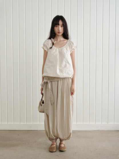 Dorydory Drapey Loose Drawstring Lantern Women&