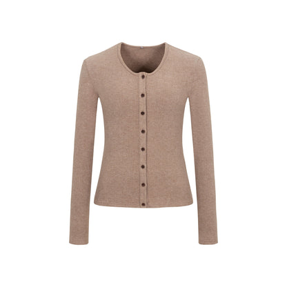 Dorydory_Dusty_Rose_Gray_Vintage_Detachable_Fur_Collar_Slim_Fit_Women&