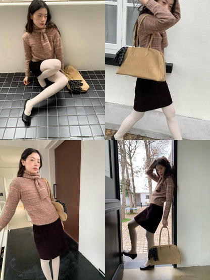 Dorydory Fig Color Ribbed Corduroy Straight Women&