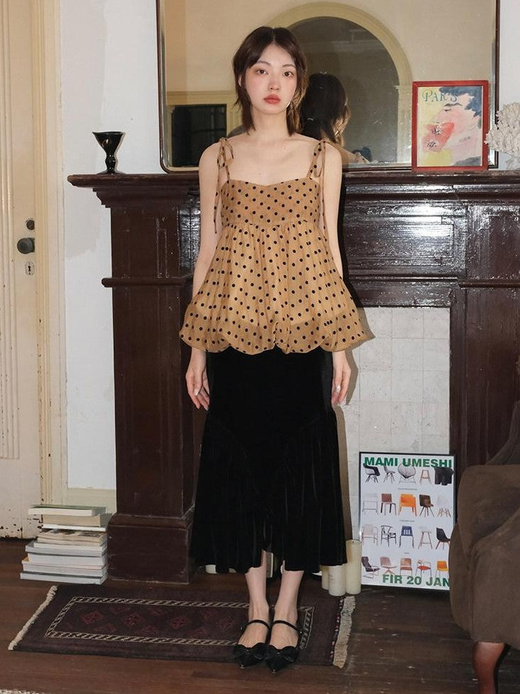 Dorydory French Vintage New Chinese Original Design Midi Women&