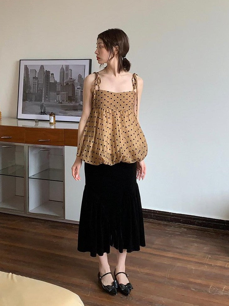 Dorydory French Vintage New Chinese Original Design Midi Women&
