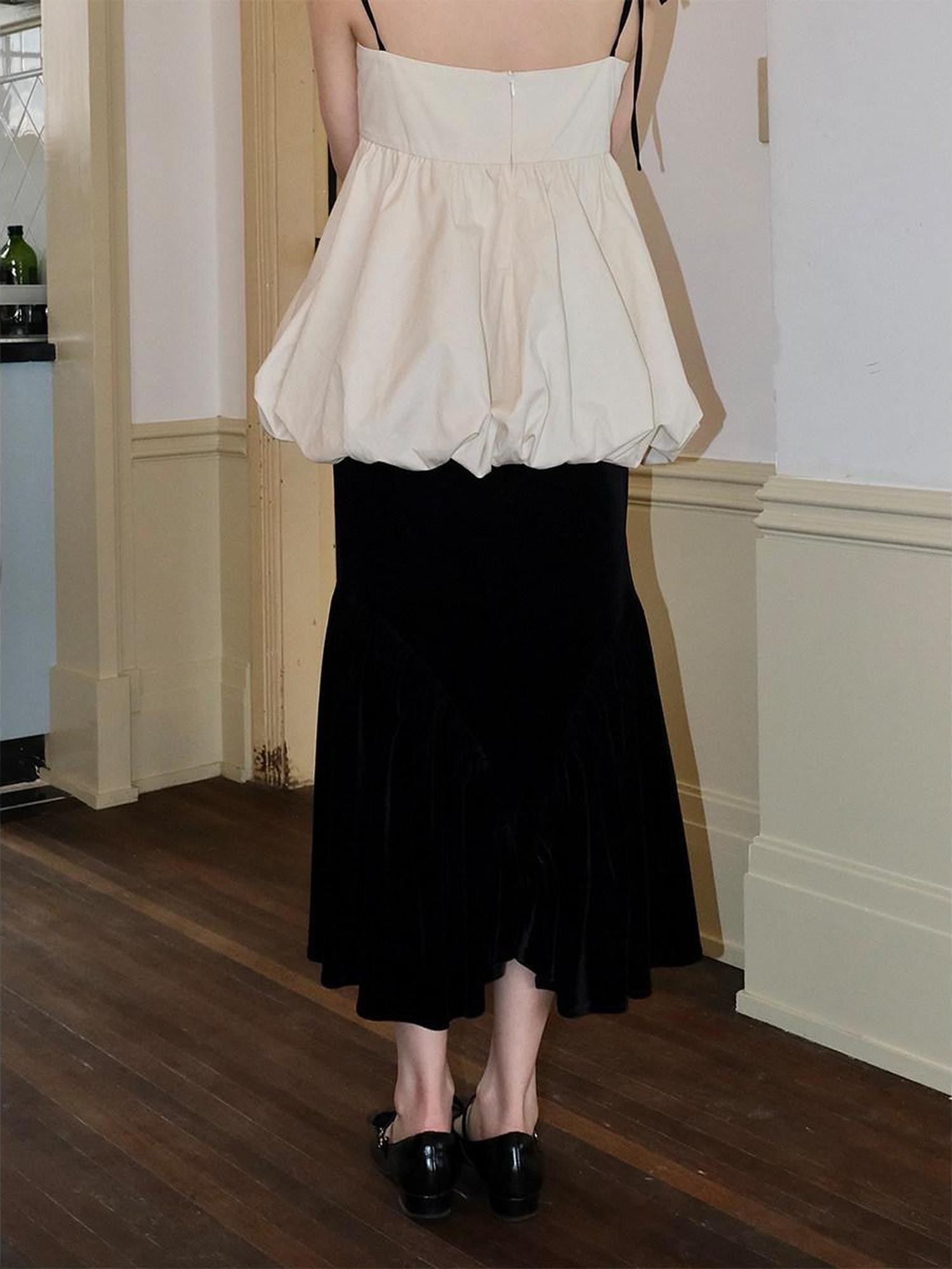 Dorydory French Vintage New Chinese Original Design Midi Women&