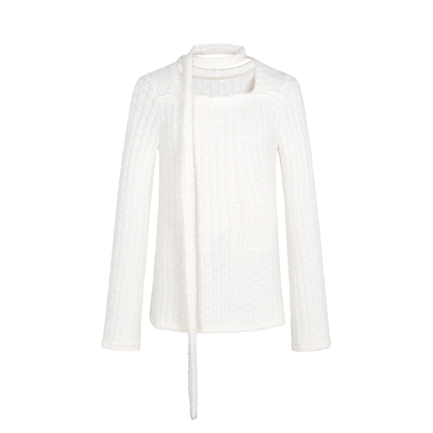 Dorydory_Fuzzy_Striped_Knit_Contemporary_Chinese_Women&