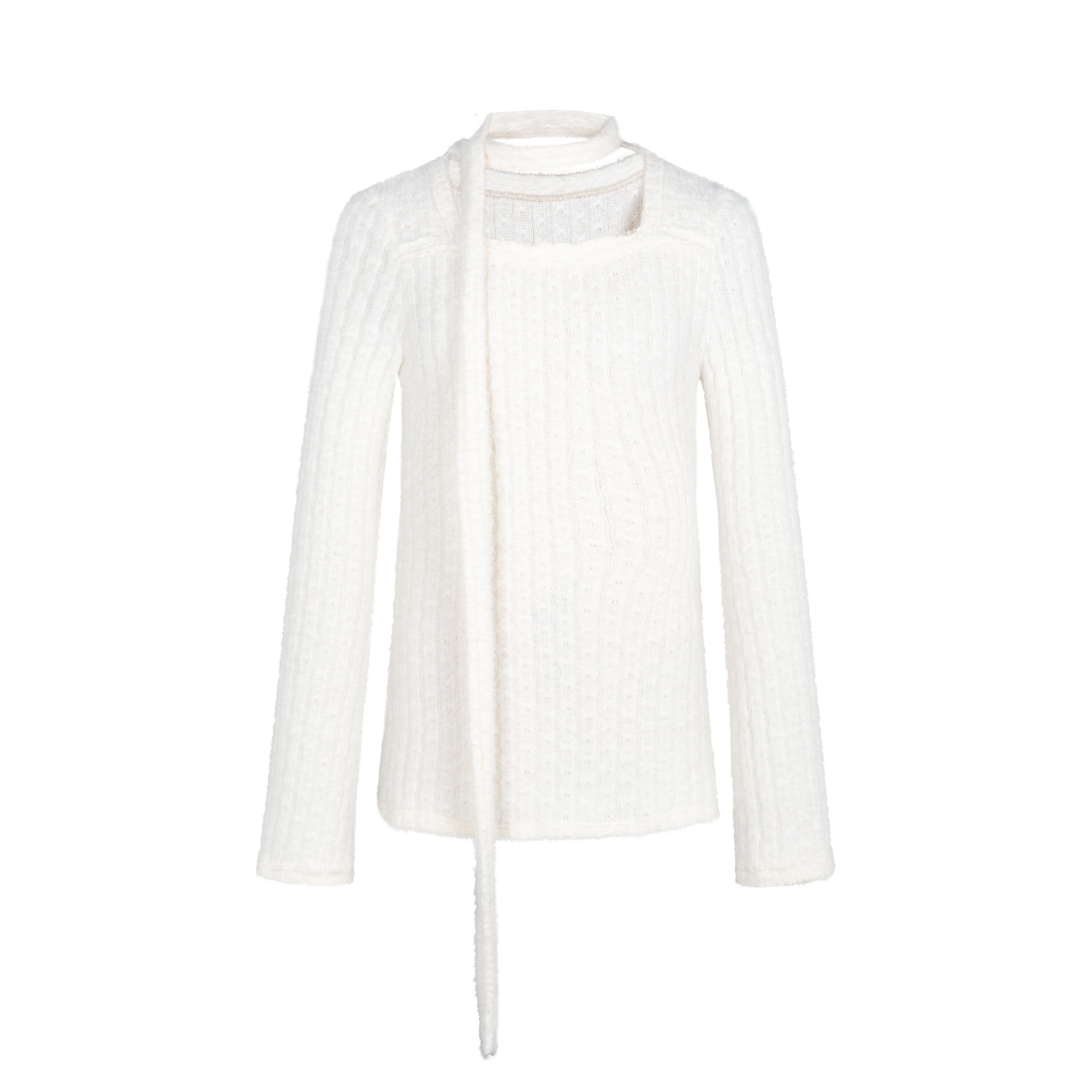 Dorydory_Fuzzy_Striped_Knit_Contemporary_Chinese_Women&