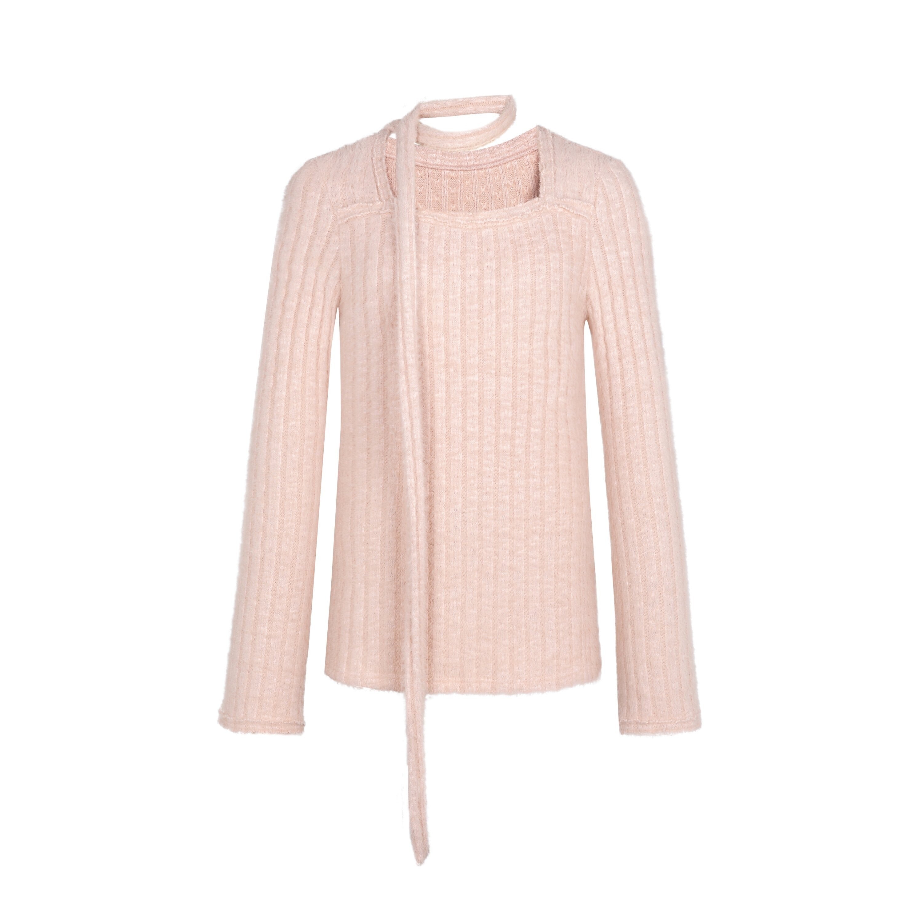 Dorydory_Fuzzy_Striped_Knit_Contemporary_Chinese_Women&
