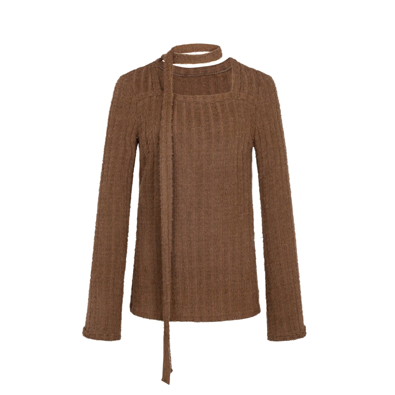 Dorydory_Fuzzy_Striped_Knit_Contemporary_Chinese_Women&