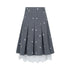 Dorydory Gray Embroidered Polo Collar Women&