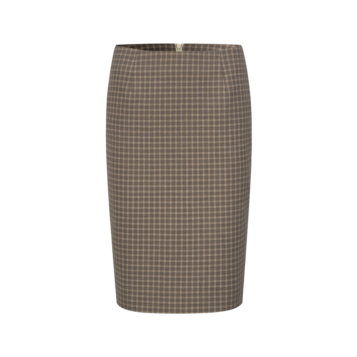 Dorydory_Gray_Purple_Plaid_Vintage_Pencil_Women&