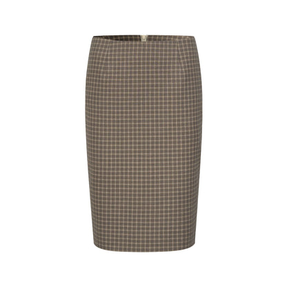 Dorydory_Gray_Purple_Plaid_Vintage_Pencil_Women&
