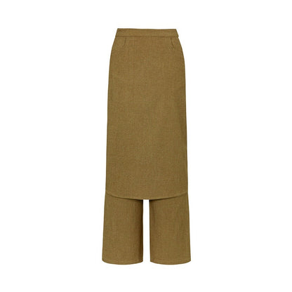 Dorydory_Green_Micro_Flare_Skort_Relaxed_Women&