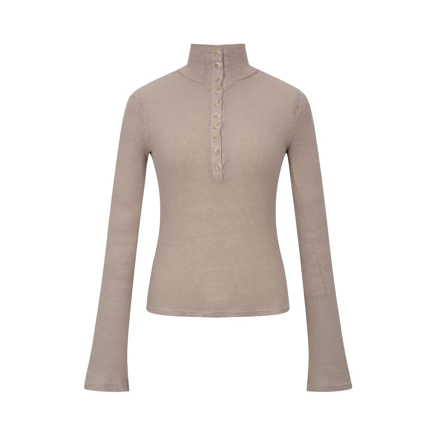 Dorydory_High_Neck_Knot_Detail_Ribbed_Lightweight_Women&