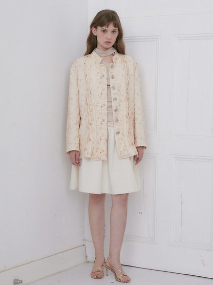 Dorydory Ink Wash Small Stand Collar Women&