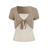 Dorydory_Lace_Tie_Front_Two_Piece_T_Shirt_Set_Knitwear_Women&