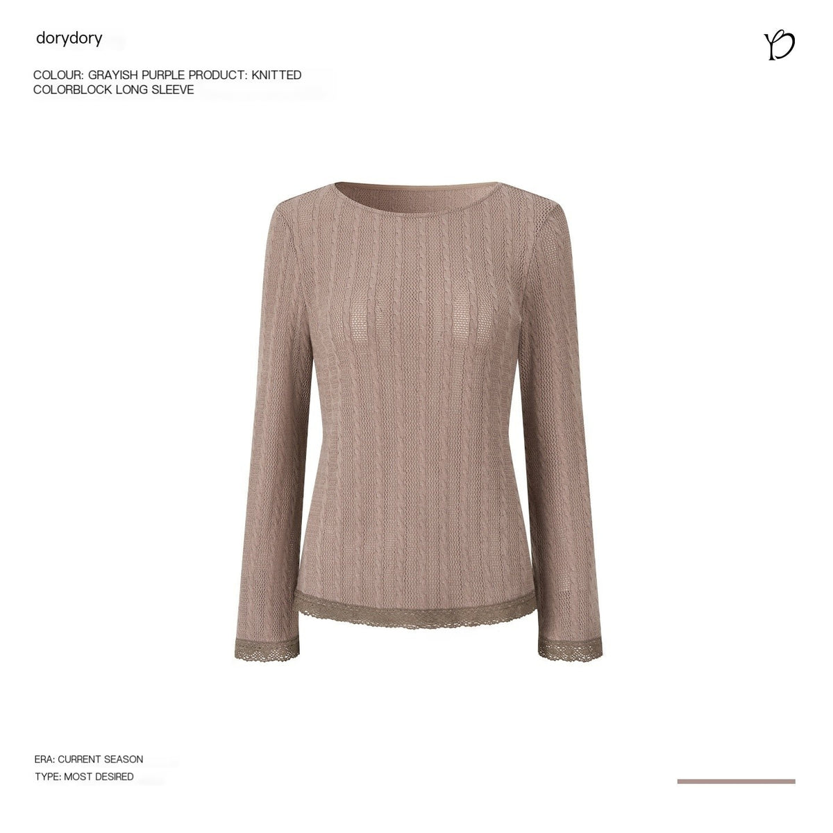 Dorydory_Lace_Trim_Knit_Slim_Fit_Women&