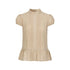 Dorydory_Lace_Tuck_Pleat_Half_High_Collar_Short_Sleeve_Women&
