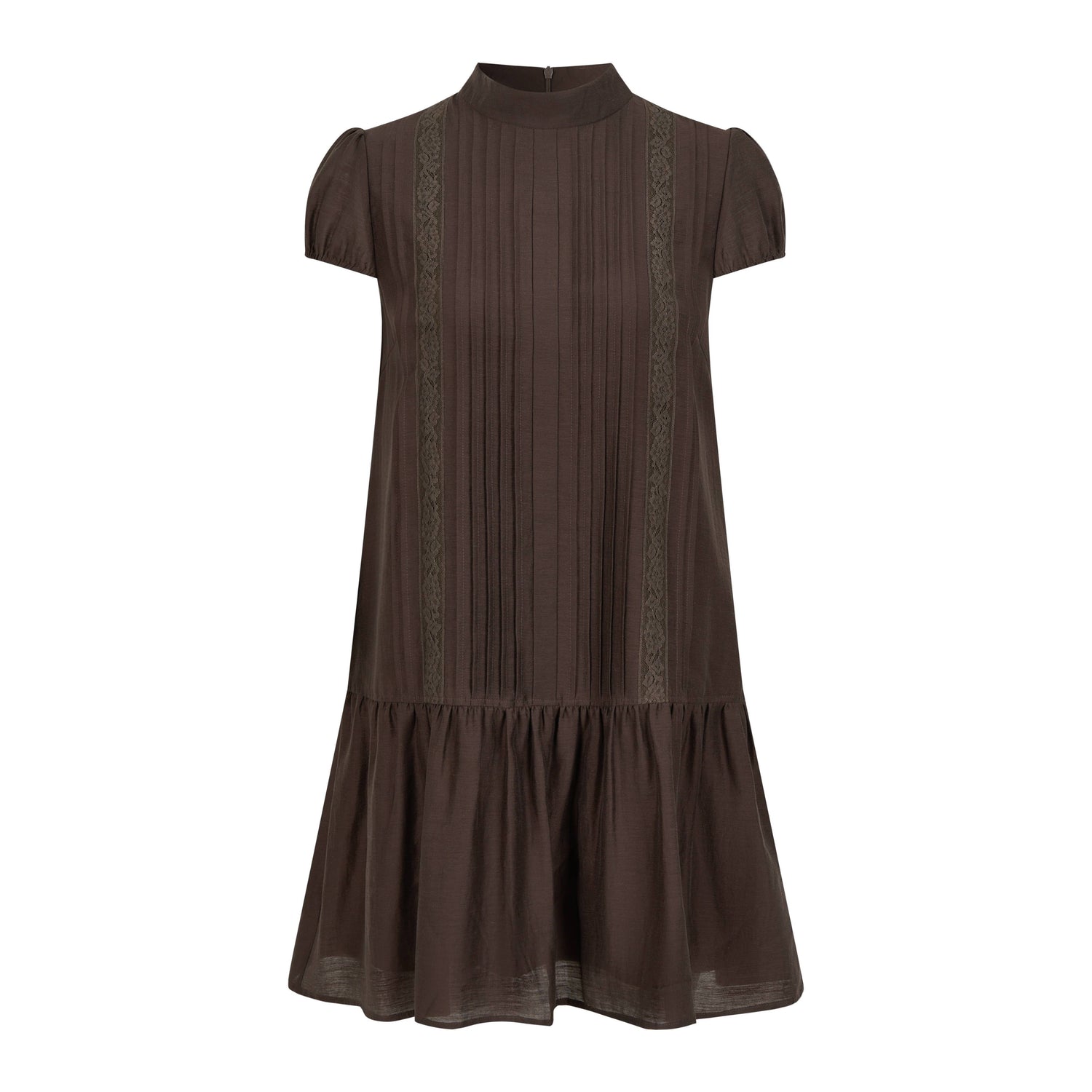 Dorydory_Lace_Tuck_Pleat_Half_High_Collar_Women&
