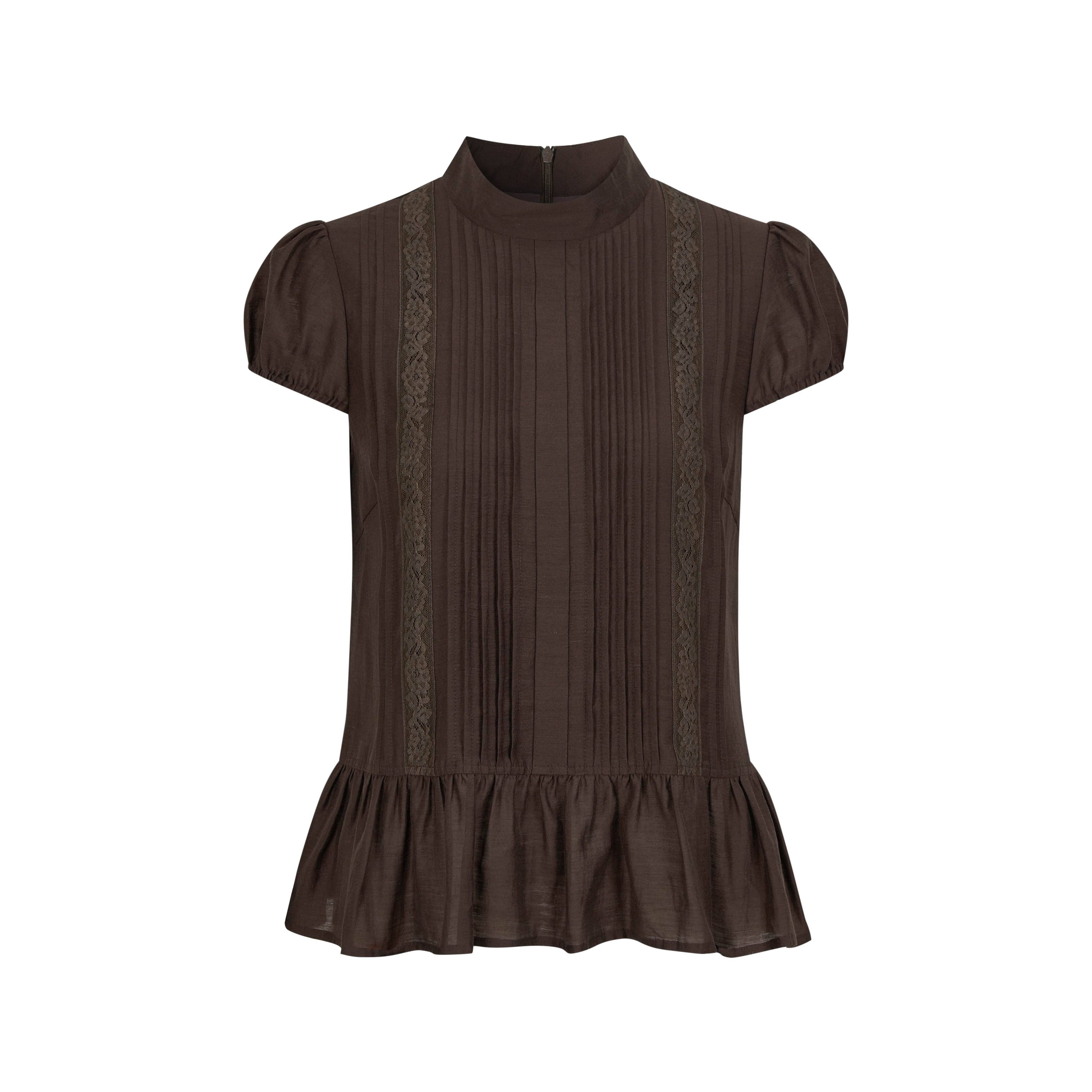 Dorydory_Lace_Tuck_Pleat_Half_High_Collar_Women&