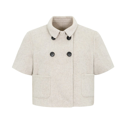 Dorydory_Light_Gray_Double_Breasted_Lapel_Women&