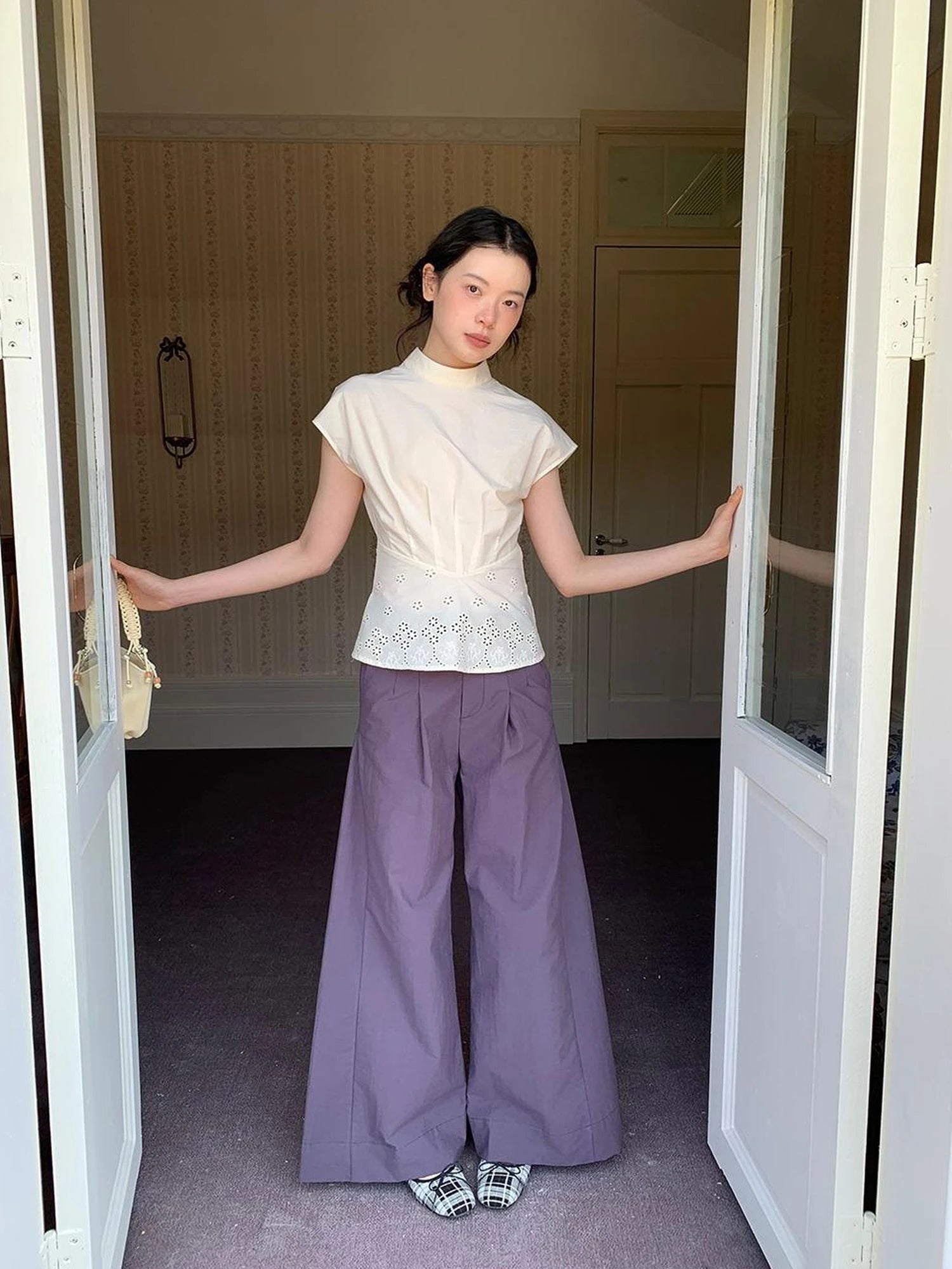 Lightweight Flowy Wide Leg Palazzo Pants