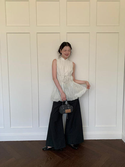 Dorydory Lightweight Flowy Wide Leg Palazzo Pants