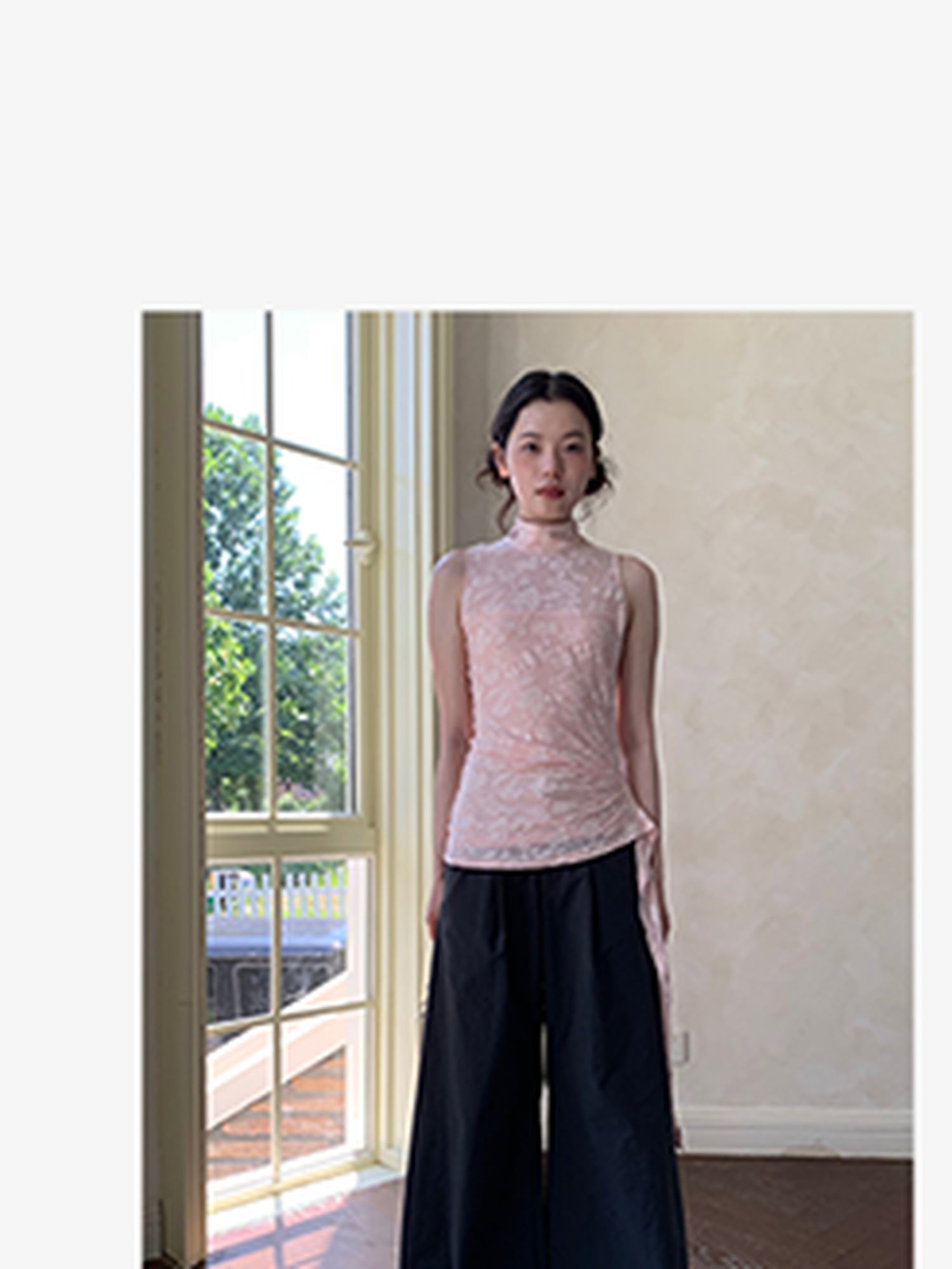 Dorydory Lightweight Flowy Wide Leg Palazzo Pants