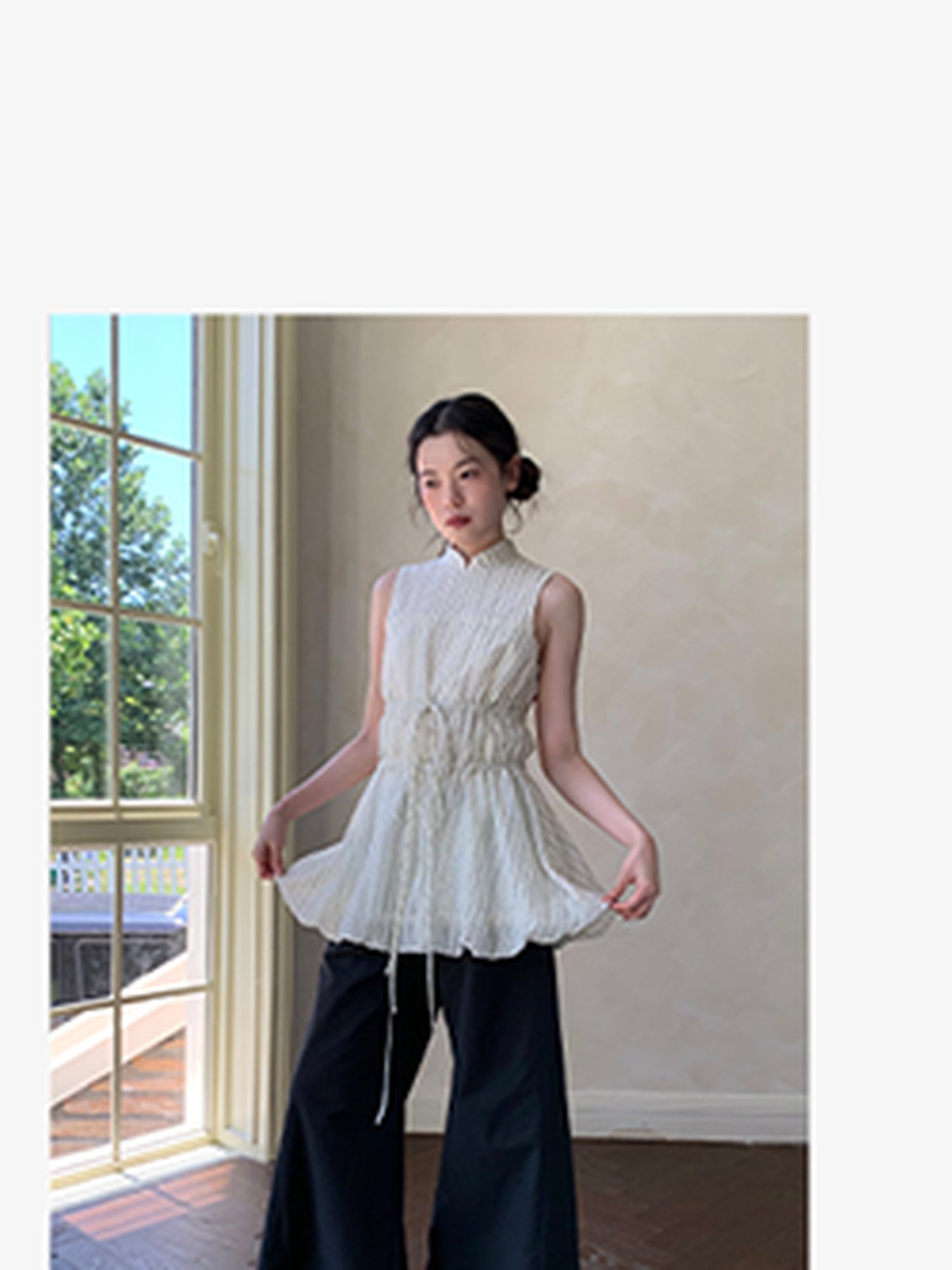 Dorydory Lightweight Flowy Wide Leg Palazzo Pants