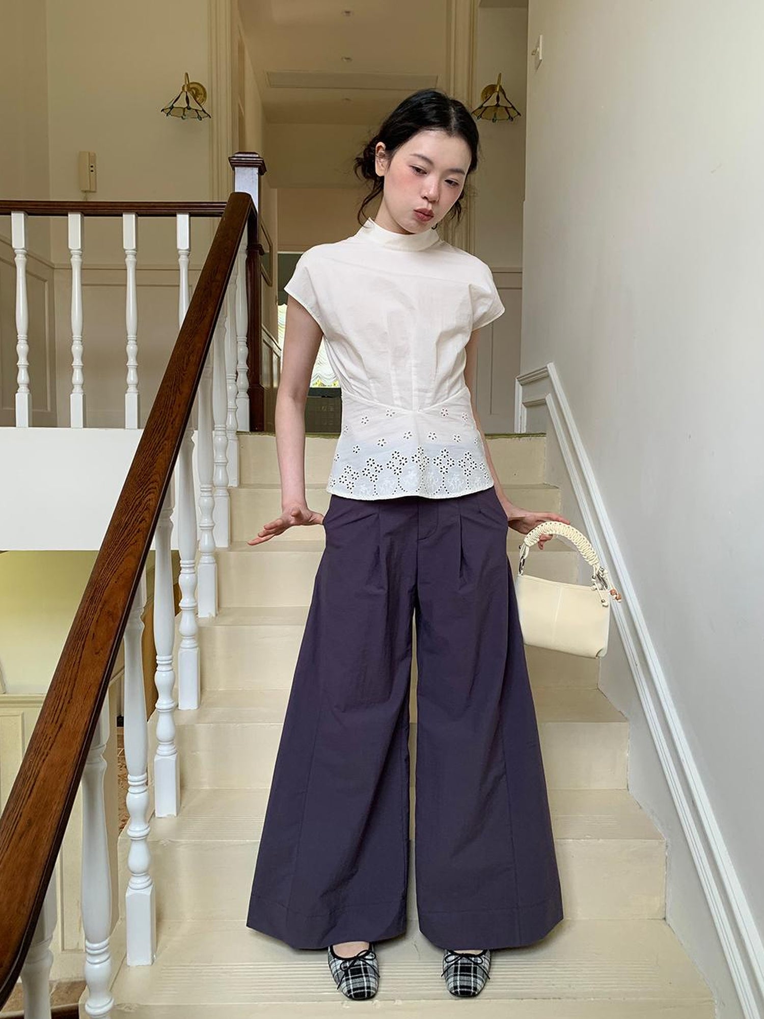 Dorydory Lightweight Flowy Wide Leg Palazzo Pants