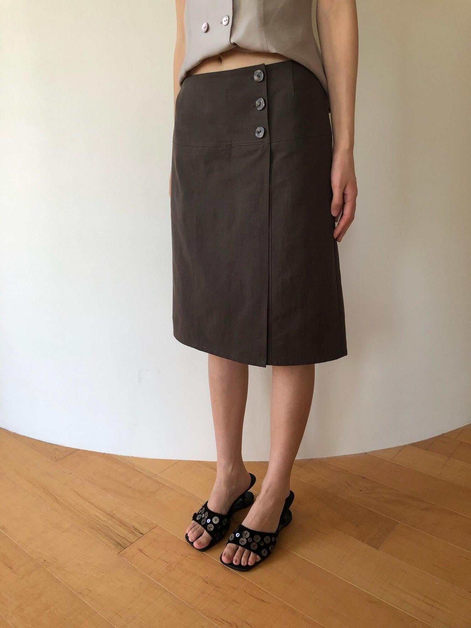 Dorydory Minimal Slim High Waist Side Slit Women&