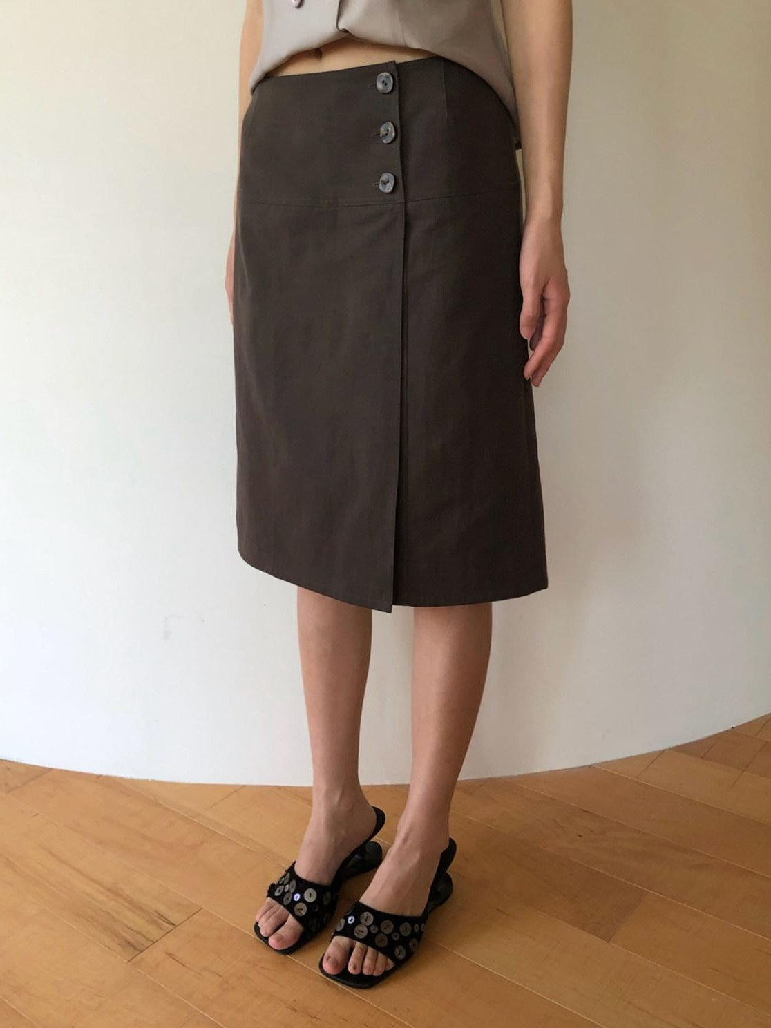 Dorydory Minimal Slim High Waist Side Slit Women&