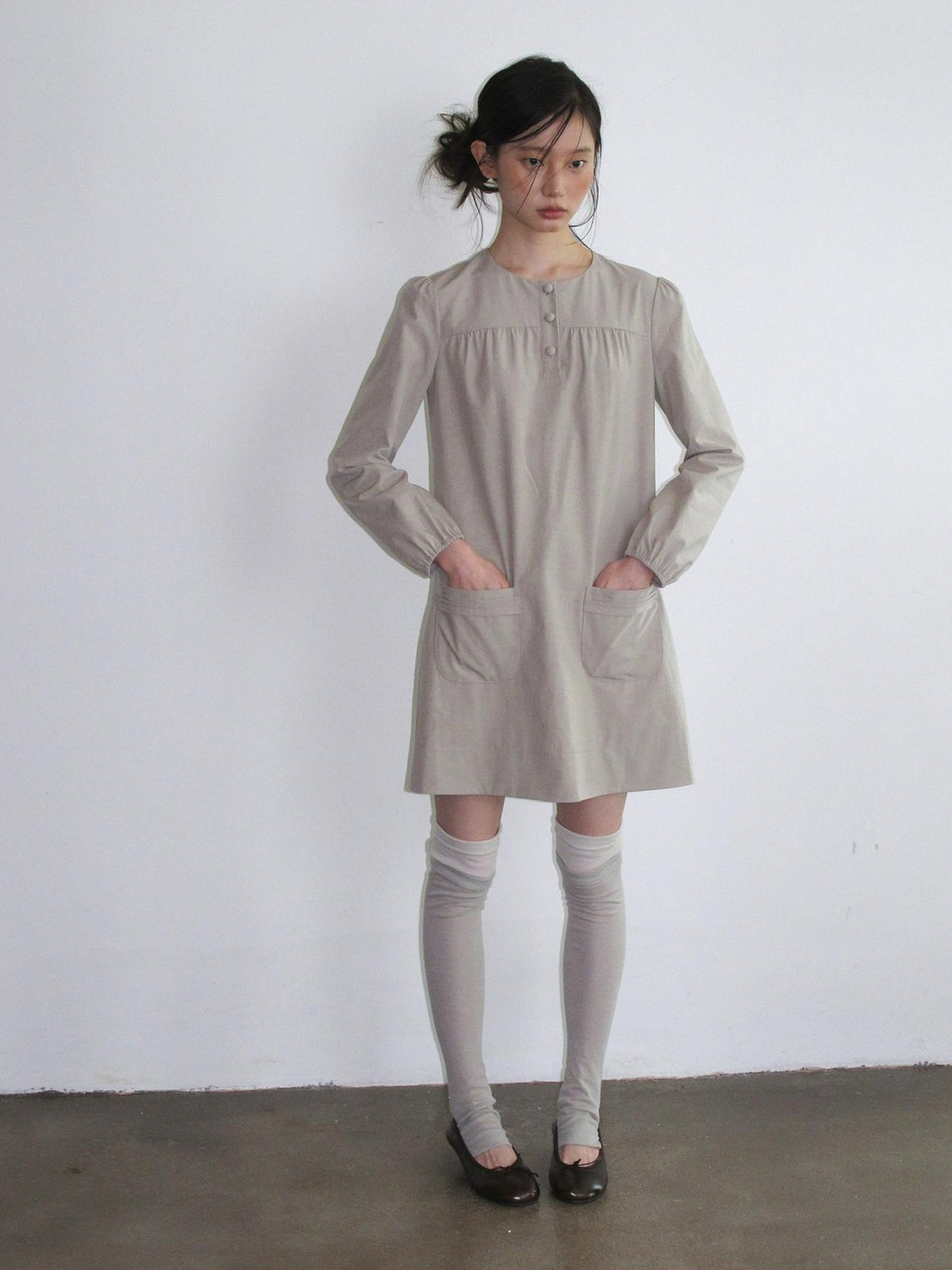 Dorydory Minimalist H Line Long Sleeve Lyocell Cotton Women&