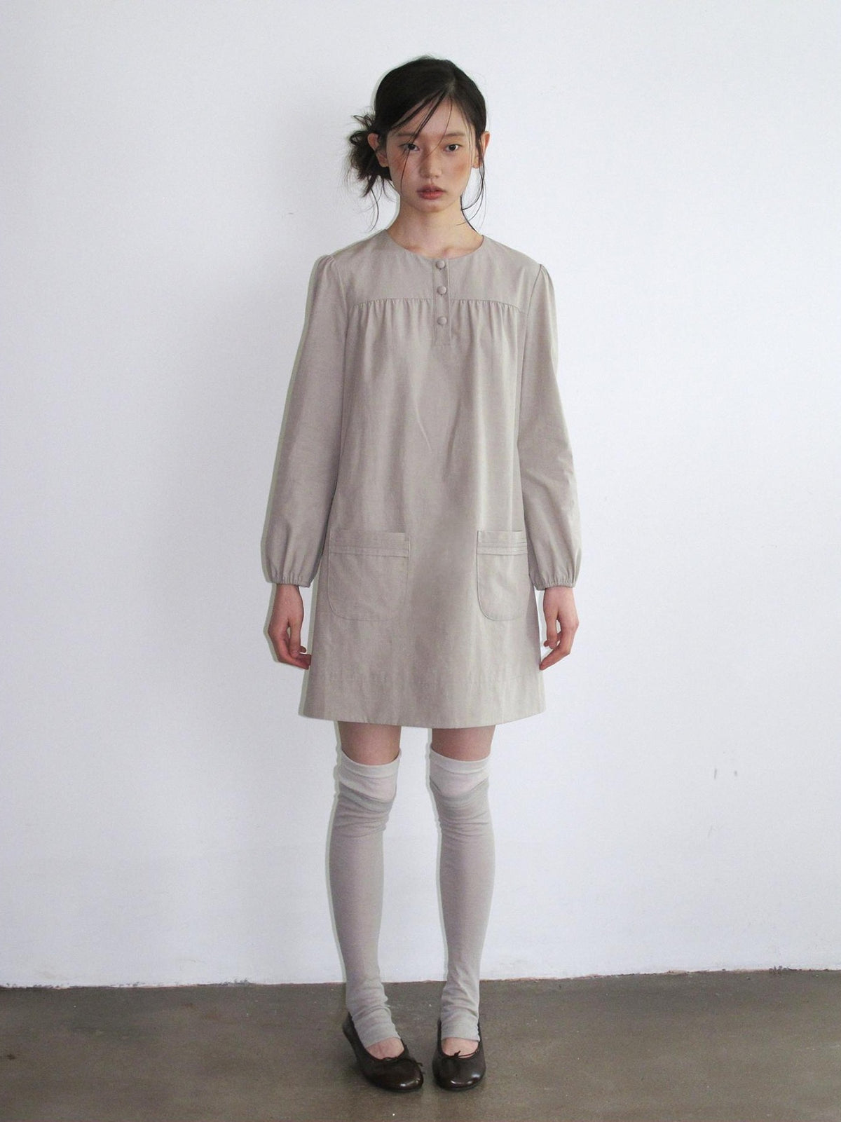 Dorydory Minimalist H Line Long Sleeve Lyocell Cotton Women&