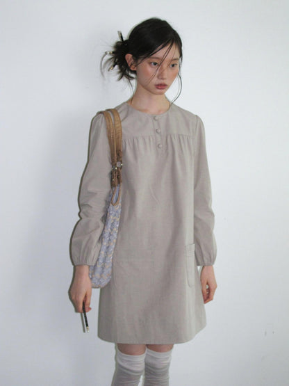 Dorydory Minimalist H Line Long Sleeve Lyocell Cotton Women&