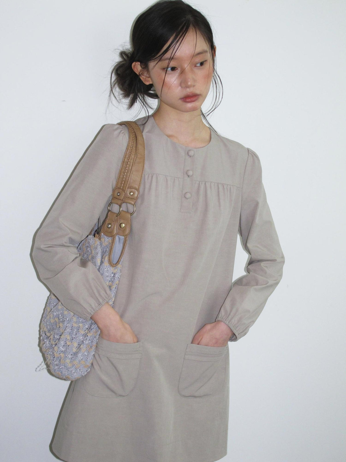 Dorydory Minimalist H Line Long Sleeve Lyocell Cotton Women&