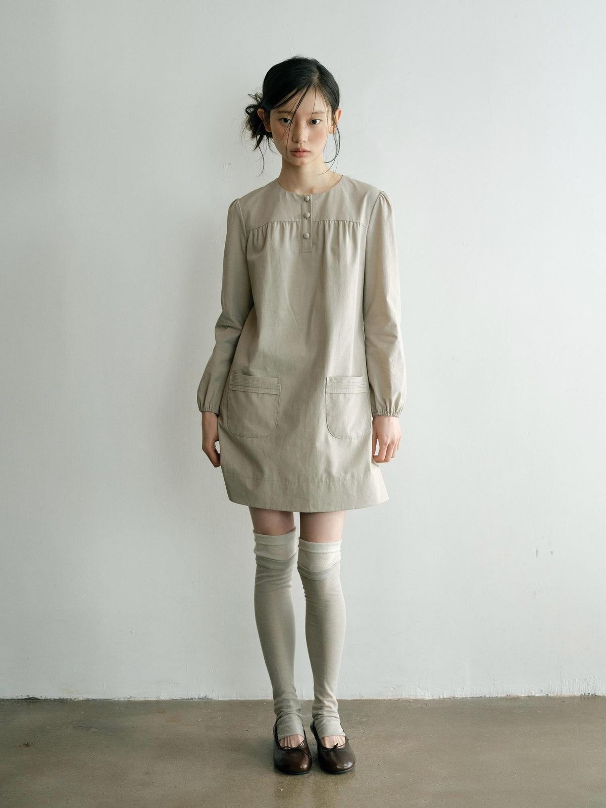 Dorydory Minimalist H Line Long Sleeve Lyocell Cotton Women&