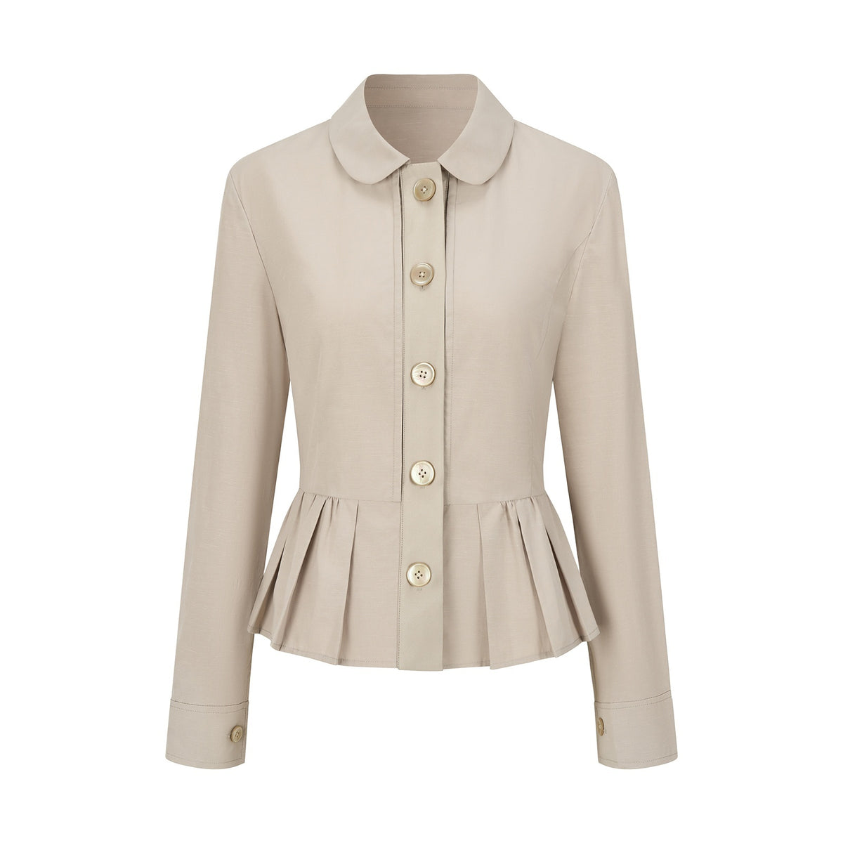 Dorydory_Minimalist_Lapel_Cinched_Waist_Color_Block_Women&