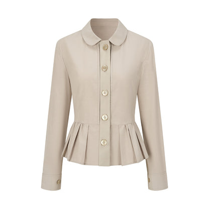 Dorydory_Minimalist_Lapel_Cinched_Waist_Color_Block_Women&