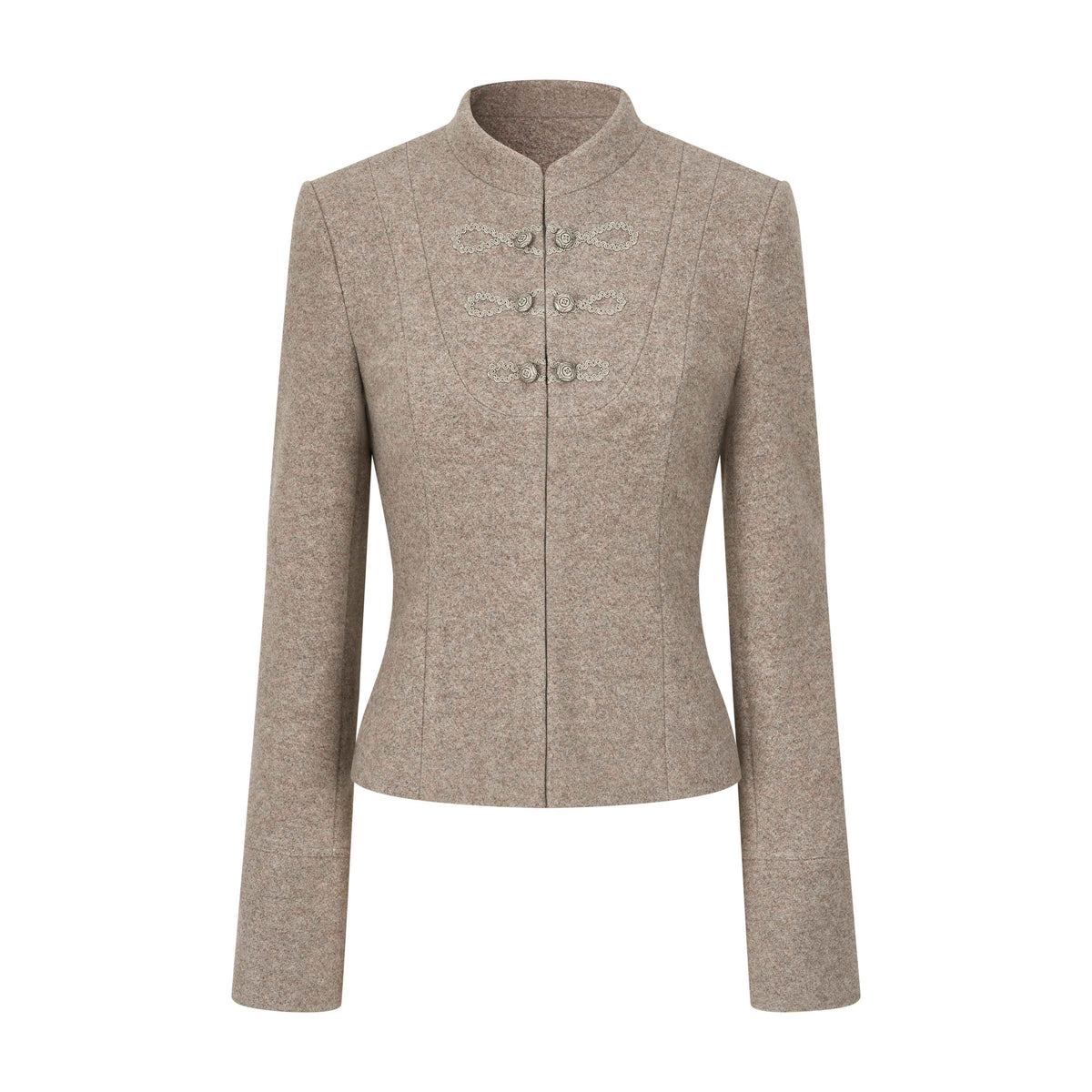 Dorydory_Minimalist_Stand_Collar_Button_Wool_Blend_Women&