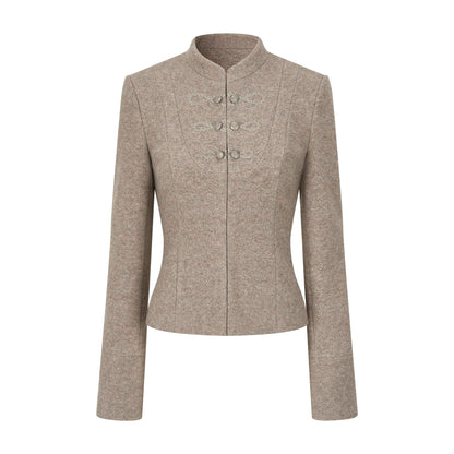 Dorydory_Minimalist_Stand_Collar_Button_Wool_Blend_Women&