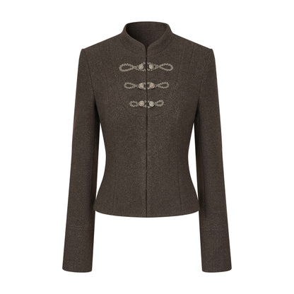 Dorydory_Minimalist_Stand_Collar_Button_Wool_Blend_Women&