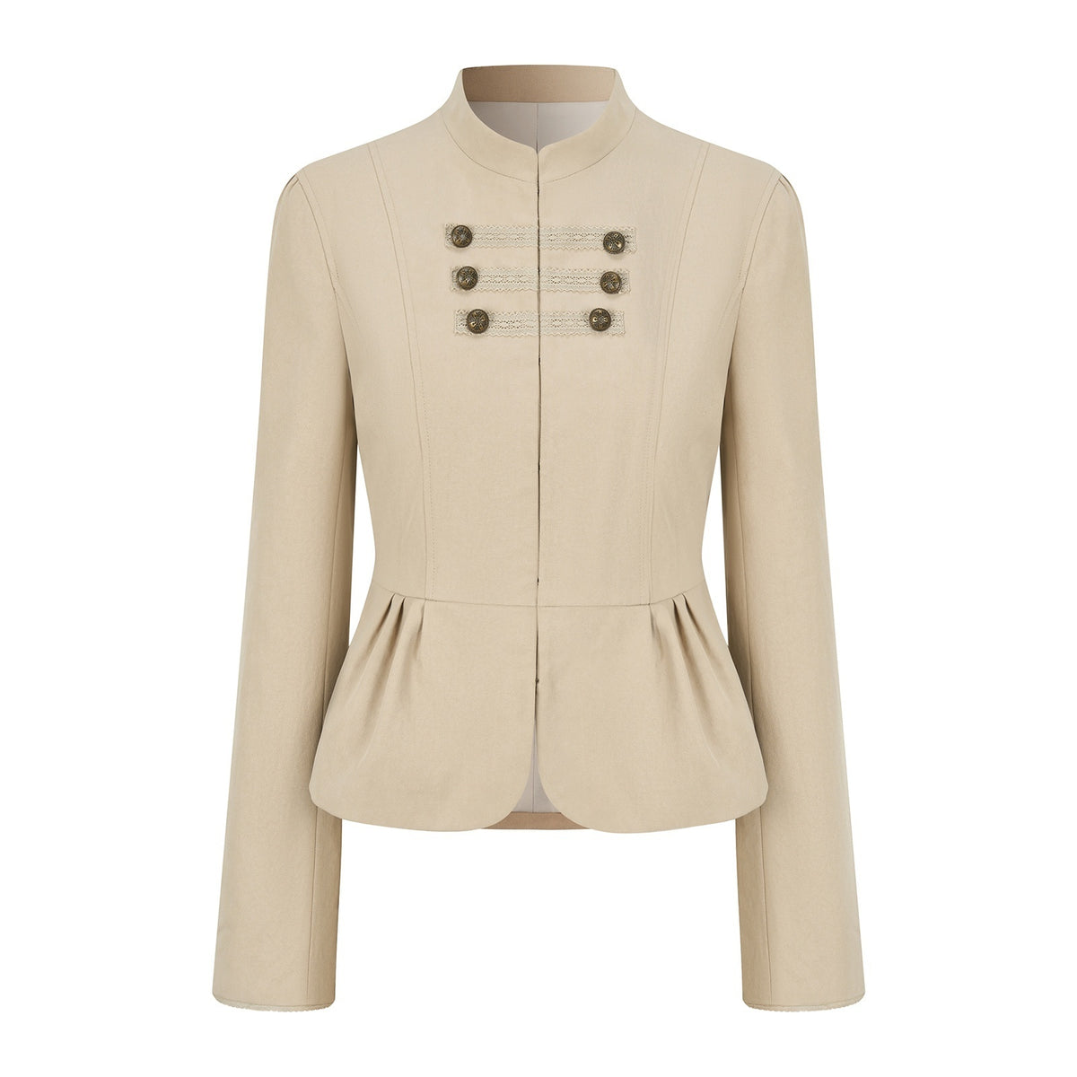 Dorydory_Multi_Button_Stand_Collar_Women&