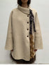 Dorydory Notched Collar Side Button Straight Women&