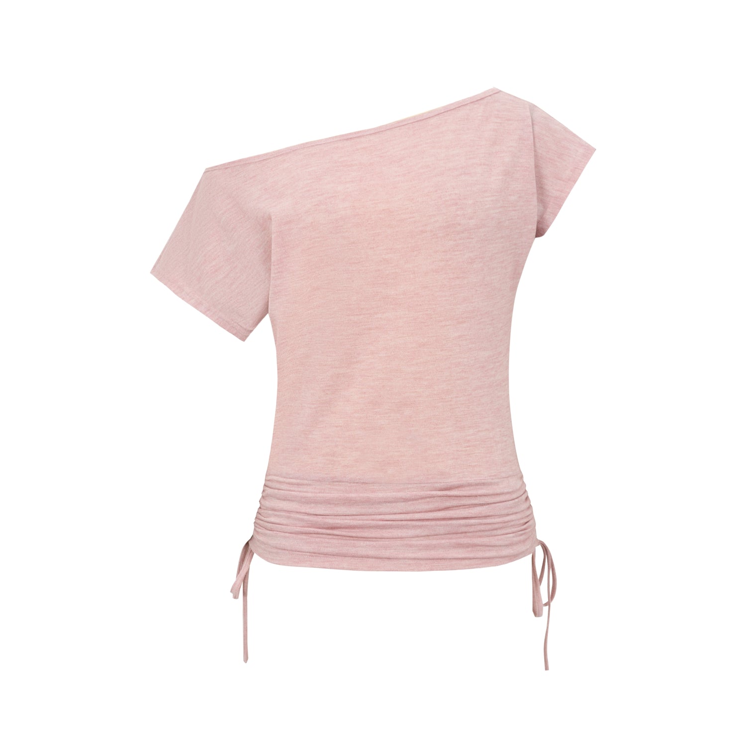 Dorydory_Oblique_Shoulder_Drawstring_T-shirt_Top_MISSTT