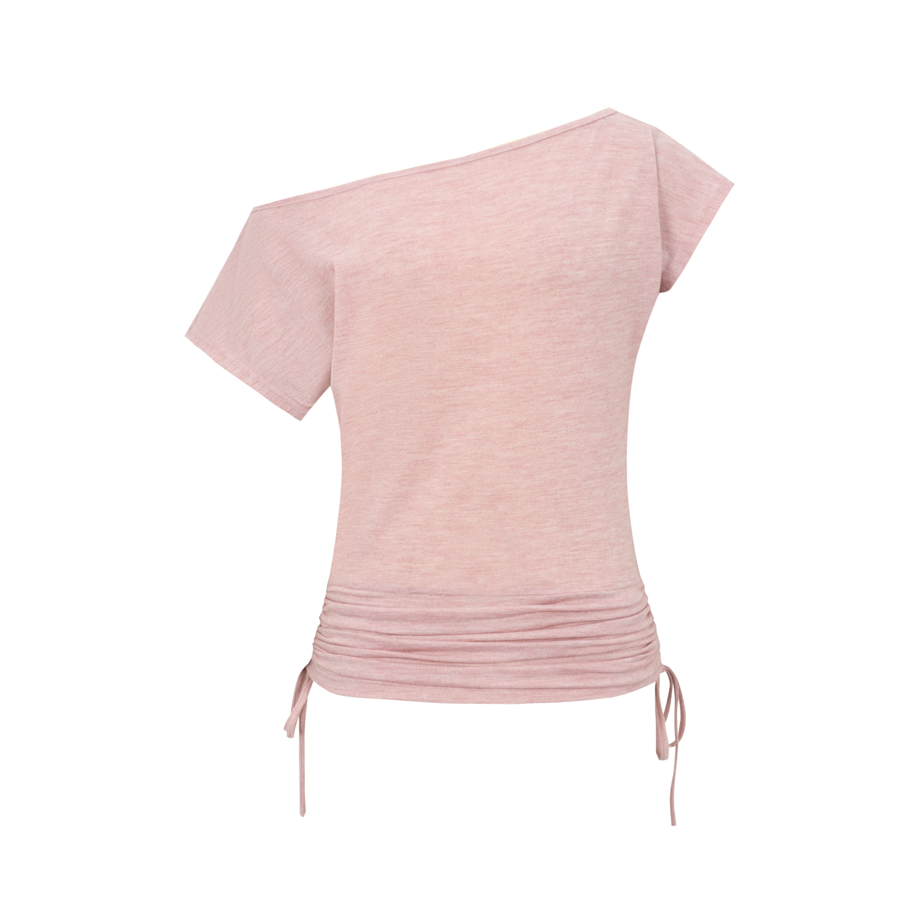 Dorydory_Oblique_Shoulder_Drawstring_T-shirt_Top_MISSTT