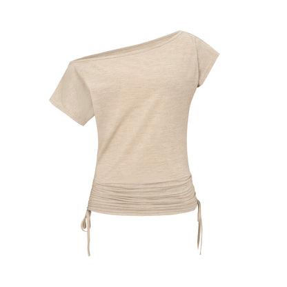 Dorydory_Oblique_Shoulder_Drawstring_T-shirt_Top_MISSTT