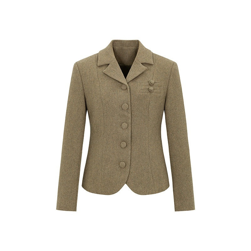Dorydory_Olive_Green_Vintage_Cinched_Waist_Slimming_Women&