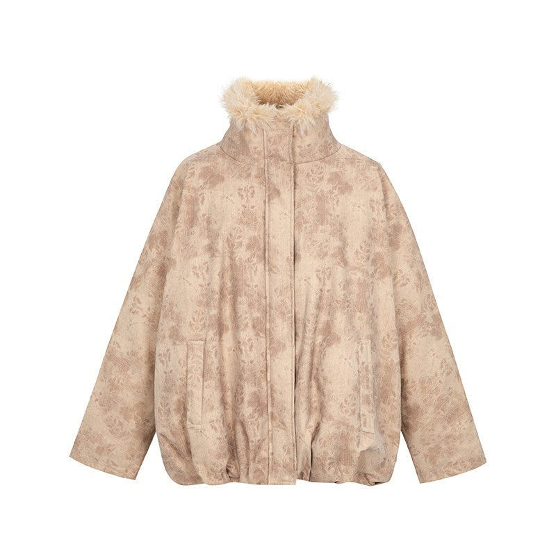 Dorydory_Peach_Pink_Fur_Trim_Bud_Hem_Distressed_Women&